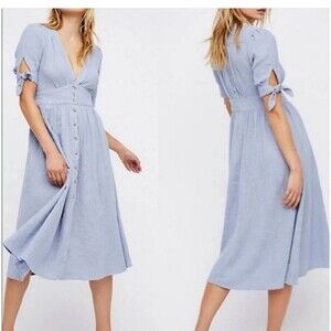 Free People Blue Love Of My Life Dress Size XS